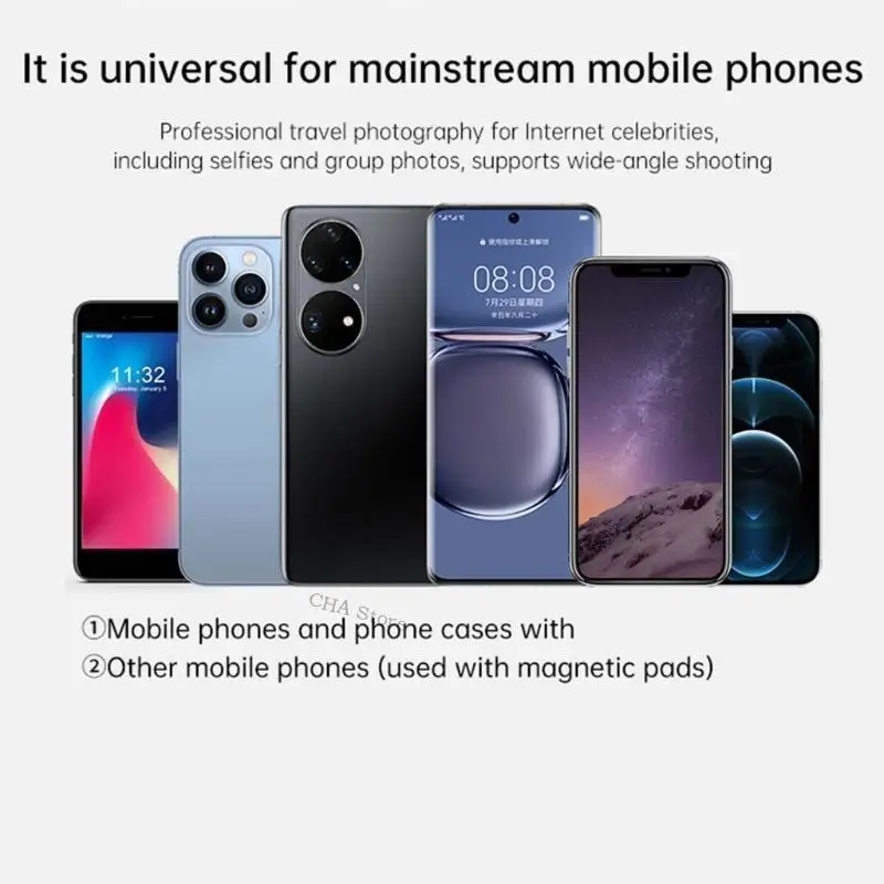 3 نغمة الهاتف المغناطيسي كاميرا مصباح ذراع قابلة للطي قابلة للطي دقة اللون ＞ 70 ضوء الماكياج المحمول لمنتج الفيديو 3xue