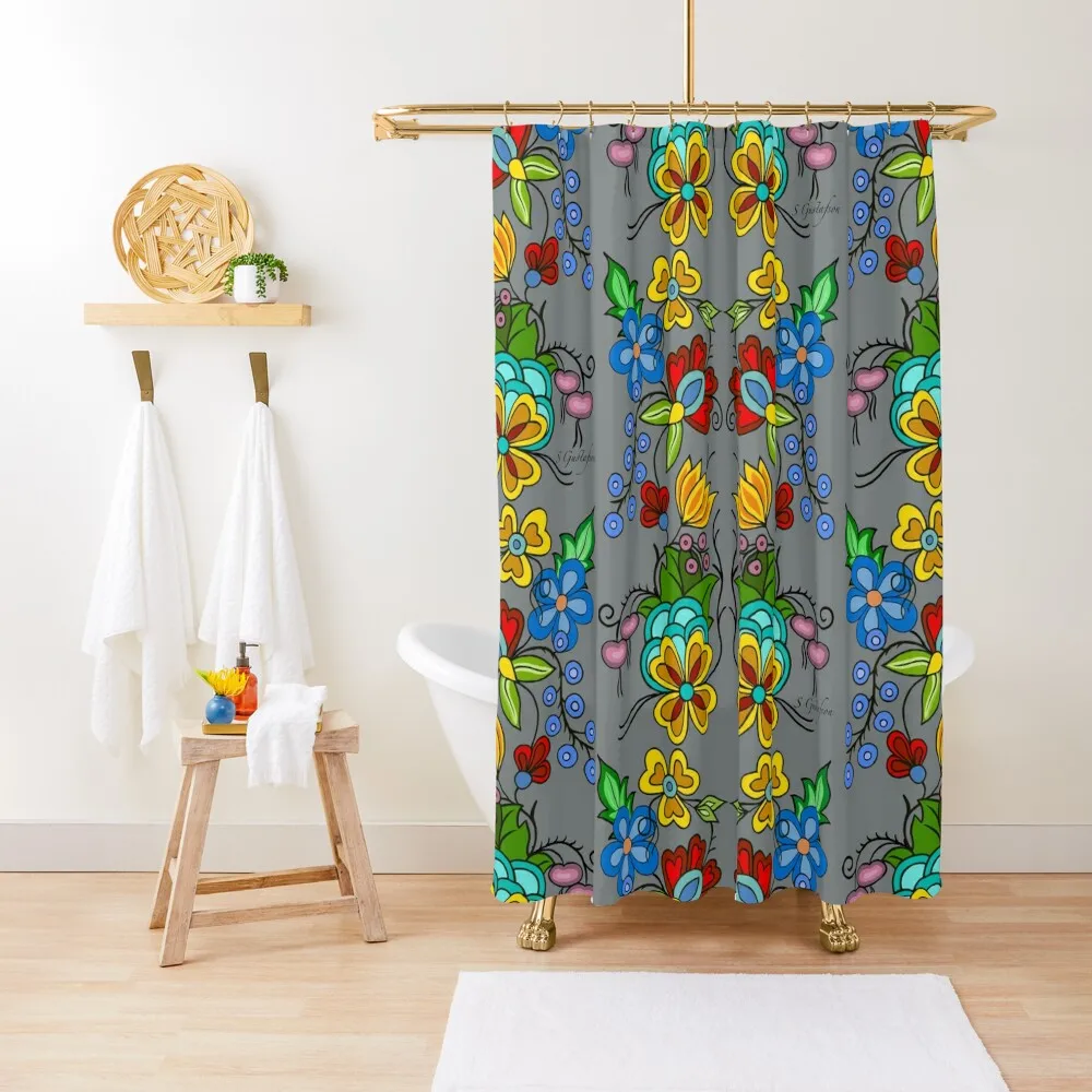 

Woodland grey Shower Curtain Curtain For Shower Bathroom Showers