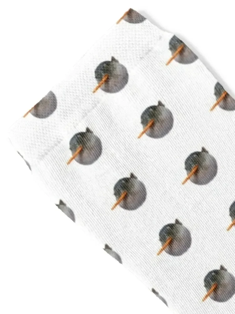 Pufferfish eating a carrot Socks japanese fashion Stockings compression Socks Woman Men's