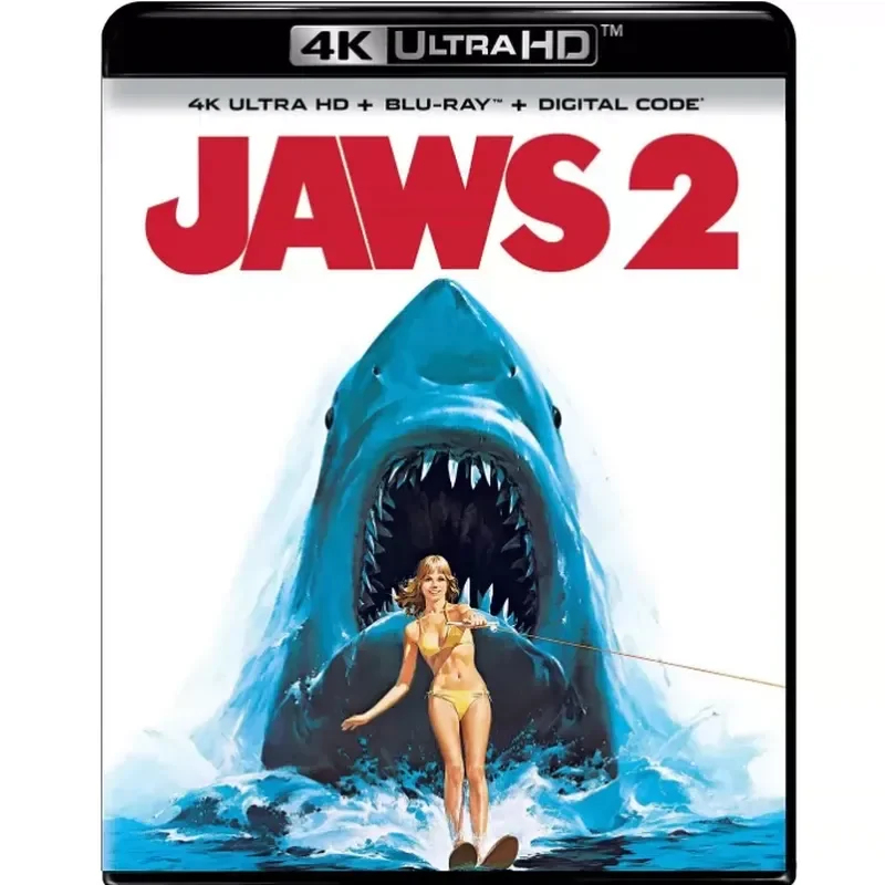 4k-uhd版『ジョーズ2』（1978年）blu-ray映画、blu-rayディスク