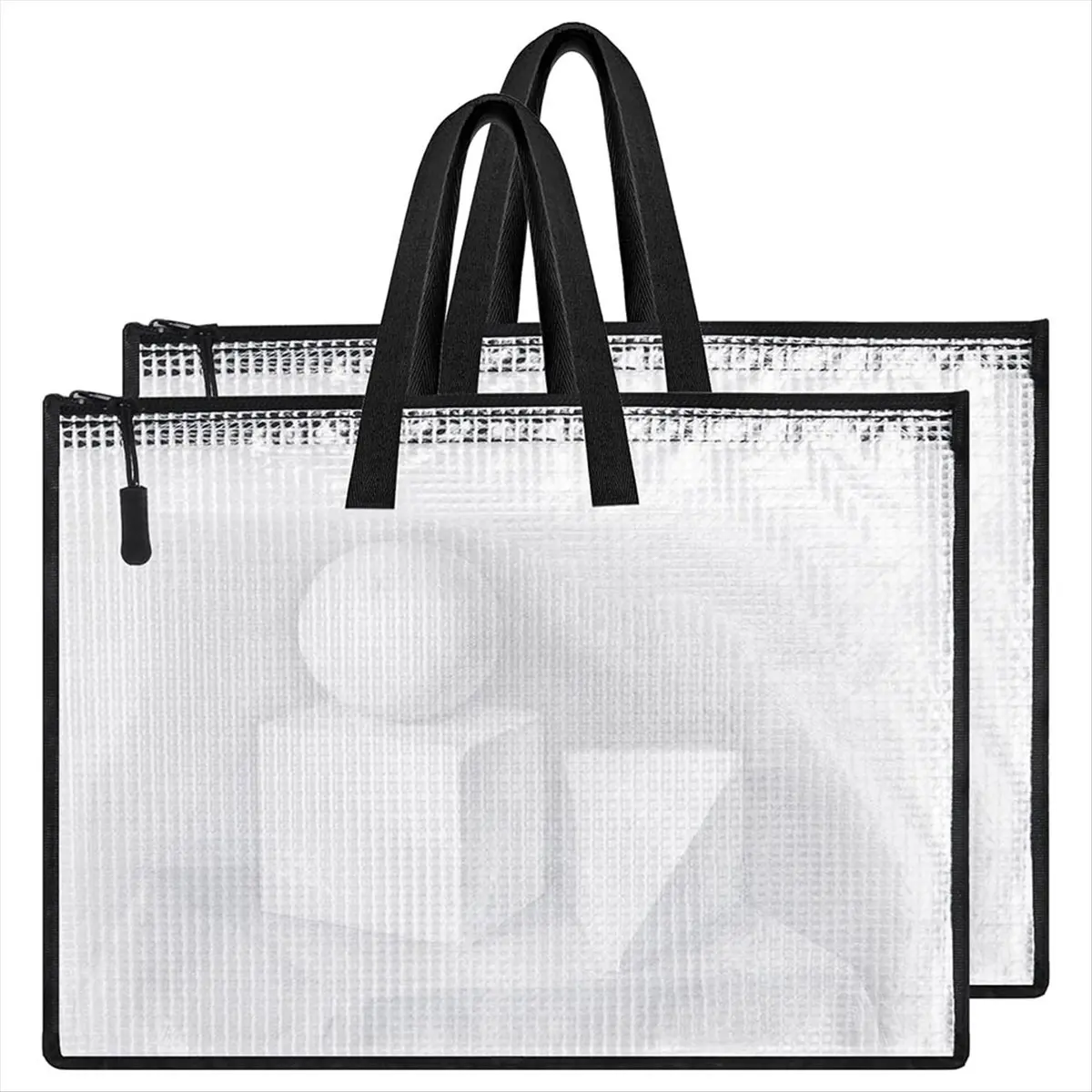 Latest ABBQ-19x25 Art Portfolio Bags,Clear Portfolio Folder for Artwork,Waterproof Poster Storage Bags+Handle for Drawing Board