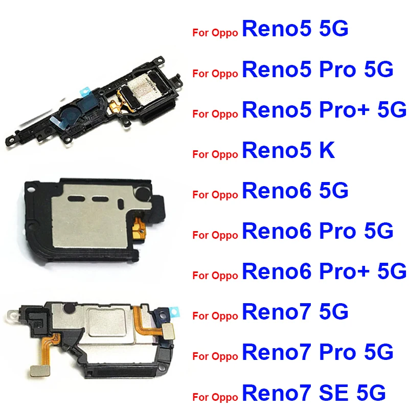 For OPPO Reno 5 6 7 Pro+ Plus 5K 7SE 7Z 7Lite 5G Loud Speaker Louder Speaker Buzzer Sound Flex Cable Parts