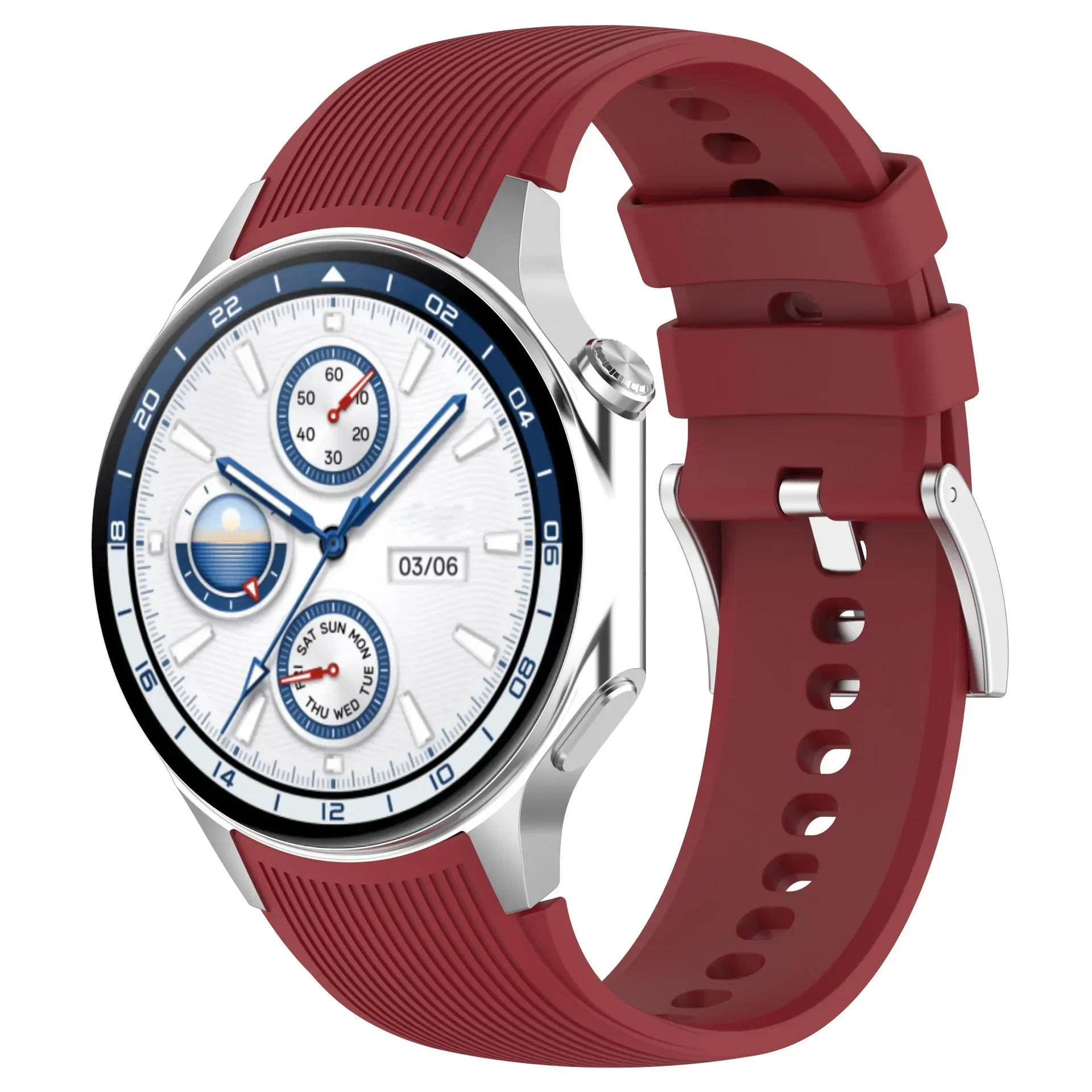 Original Silikonarmband für OnePlus Watch 3 2 2R, keine Lücken, austauschbares Armband, Correa für Oppo Watch X2 X-Zubehör