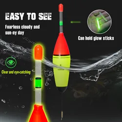 Sougayilang Flotador EVA con caña fluorescente – Alta sensibilidad