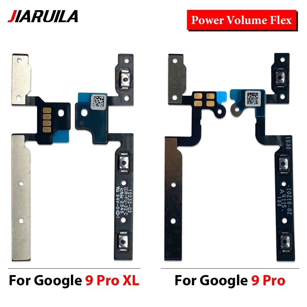 Volume Button Power Switch On Off Button Flex Cable For Google 5/5A/5 Pro/7A/8/8 Pro/9/9 Pro/9 Pro XL/6/6A/6 Pro/7/7 Pro