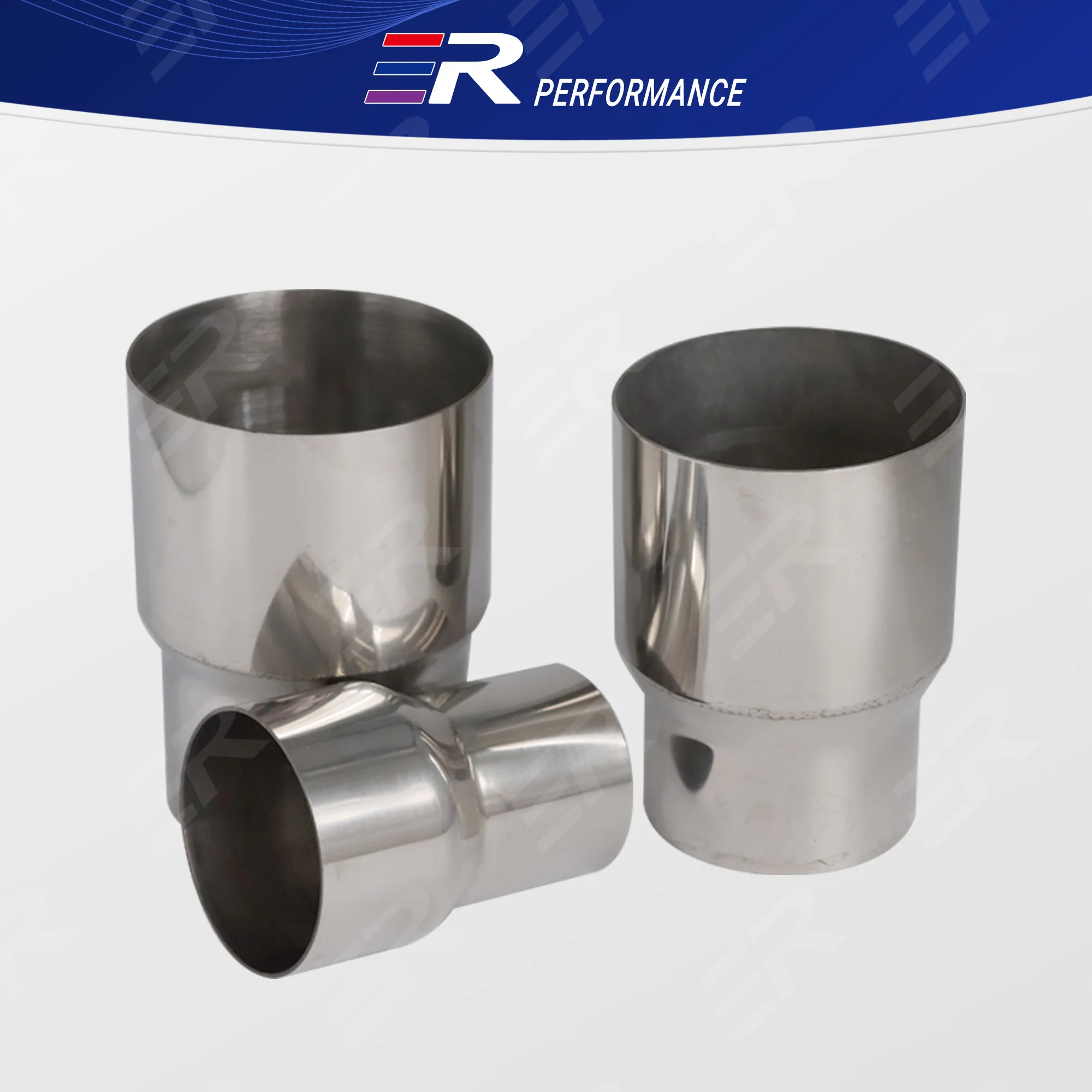 

1 шт. ER универсальный прямой адаптер из нержавеющей стали, редуктор для автомобиля, мотоцикла, глушитель, трубопровод, сварная труба, несколько размеров