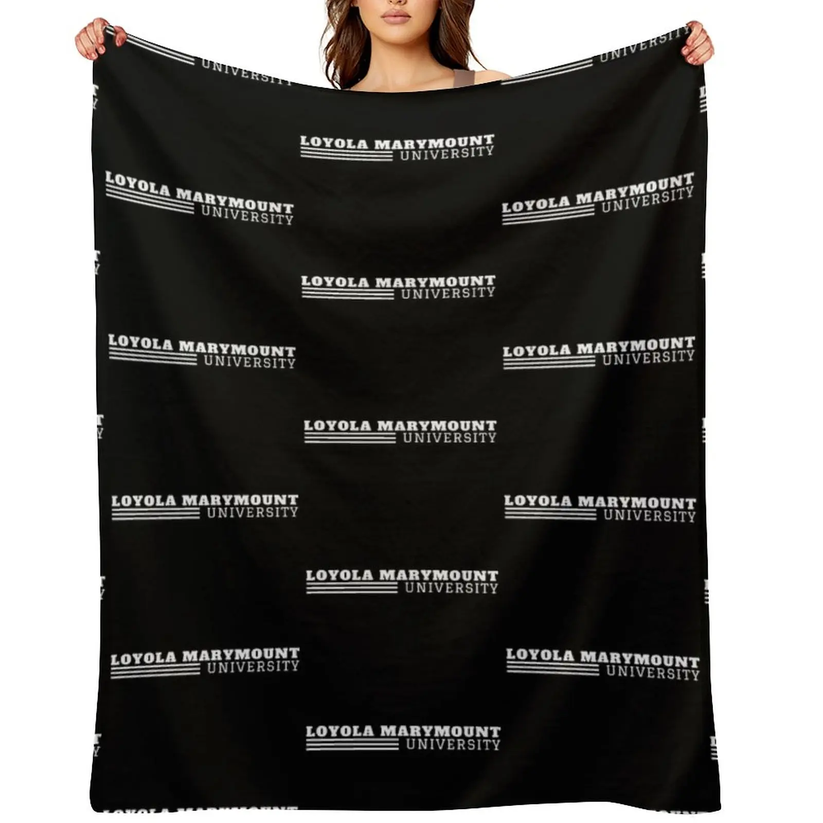 

Vintage Loyola Marymount University Throw Blanket funny gift Sofa Quilt Comforter Cute Blankets