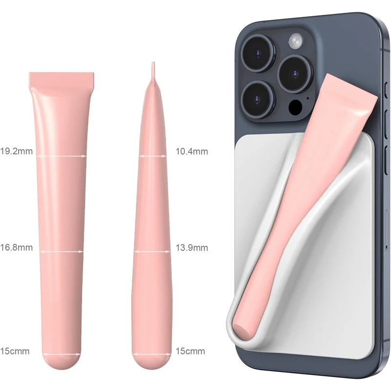 Silicone Lipstick Lip Glaze Mobile Phone Case Mobile Phone Holder Soft Shell Protective Case Phone Protective Cover