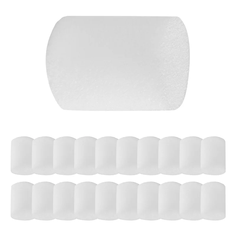 

100Pcs Hydroponic Sponge Cylindrical 19 Mm For Vegetable Plant Cultivation In Net Pots, Plant Growth Accessories-AT64