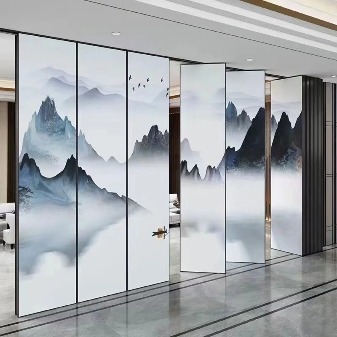 Hotel, mobile, partition wall, office, classroom, screen, room