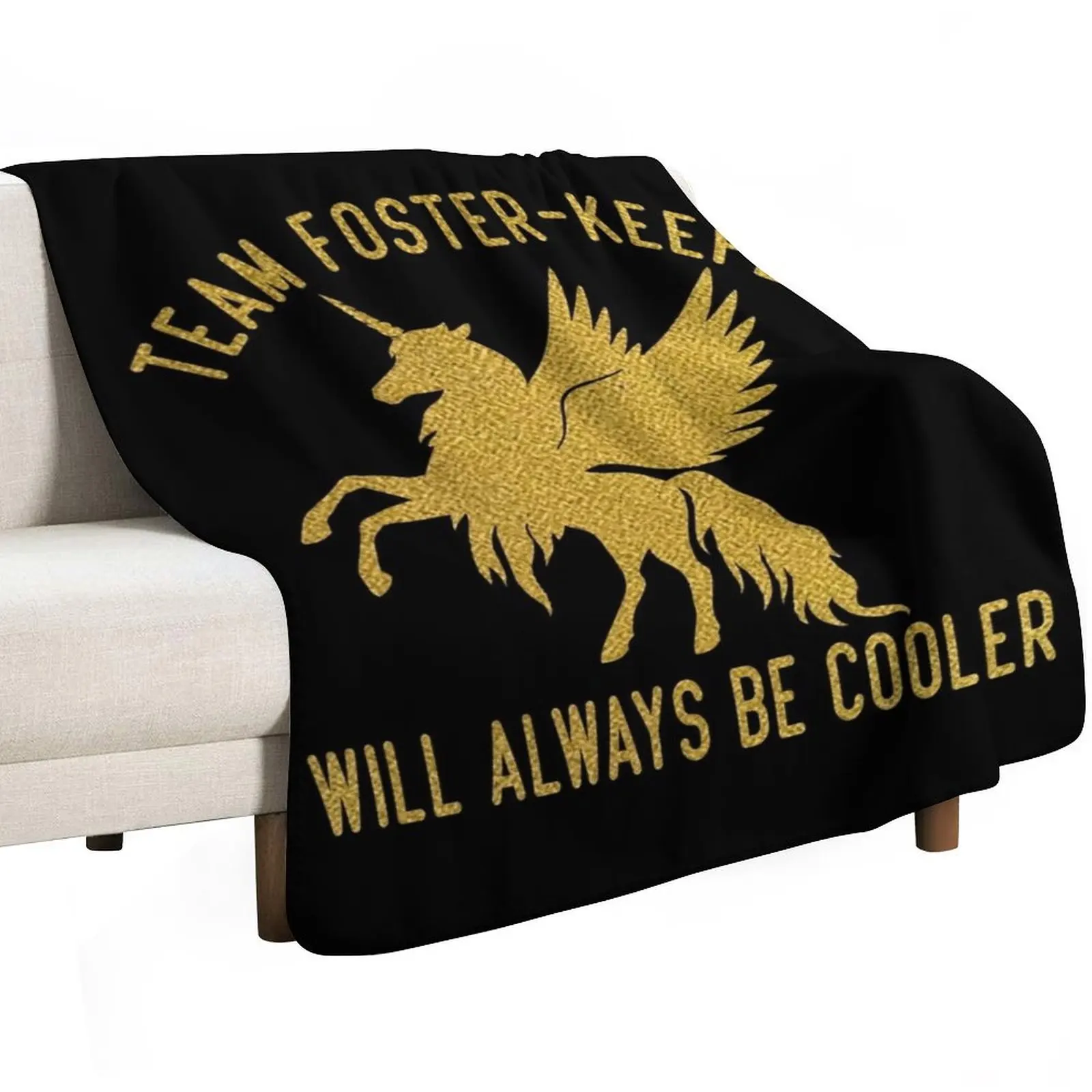 Team Foster Keefe Will Always Be Cooler Throw Blanket decorative Nap Kid'S christmas gifts Designers Baby Blankets