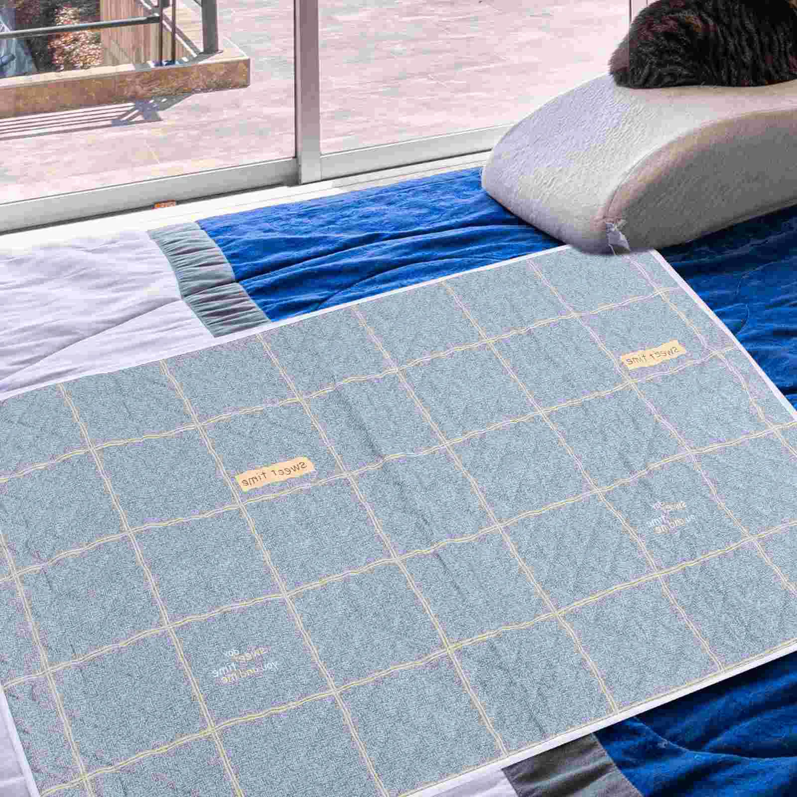 Colchón lavable para adultos, pañales de tela para orina, almohadillas de cama desechables para ancianos