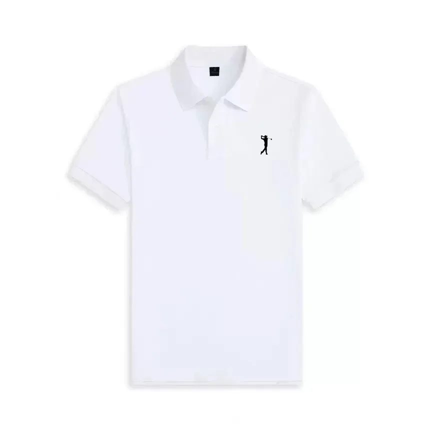 High end men's polo shirt brand golf short sleeved sports business casual breathable summer new men's clothing