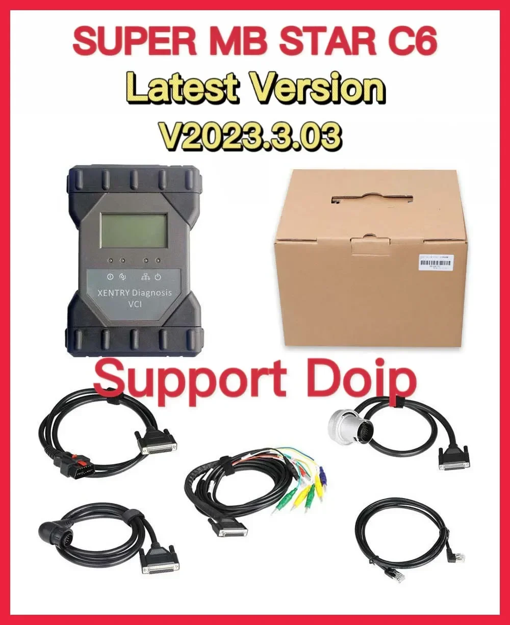 V2023.03 SUPER MB STAR C6 SD Connect C6 DOIP WIFI For BENZ Cars And Trucks Full Version