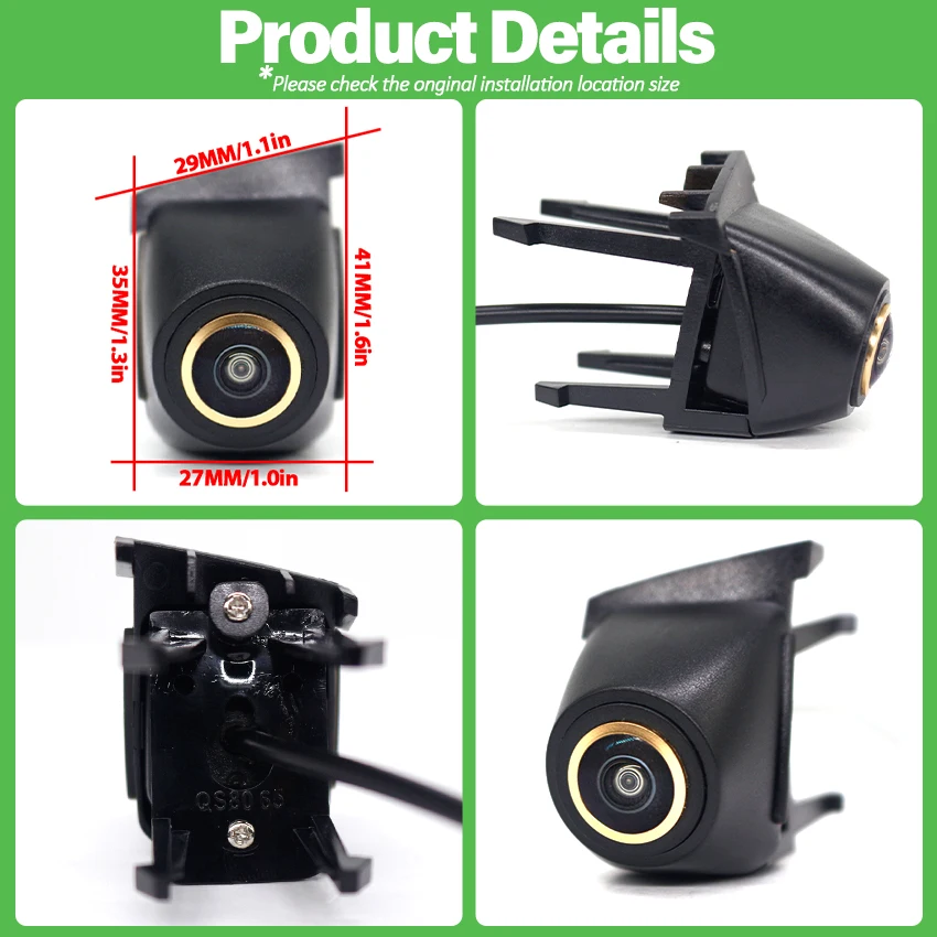 Car Front View Parking LOGO Camera Waterproof Night Vision For BMW 3 Series F30 F31 F34 Facelift M3 F80 2012~2016 2017 2018