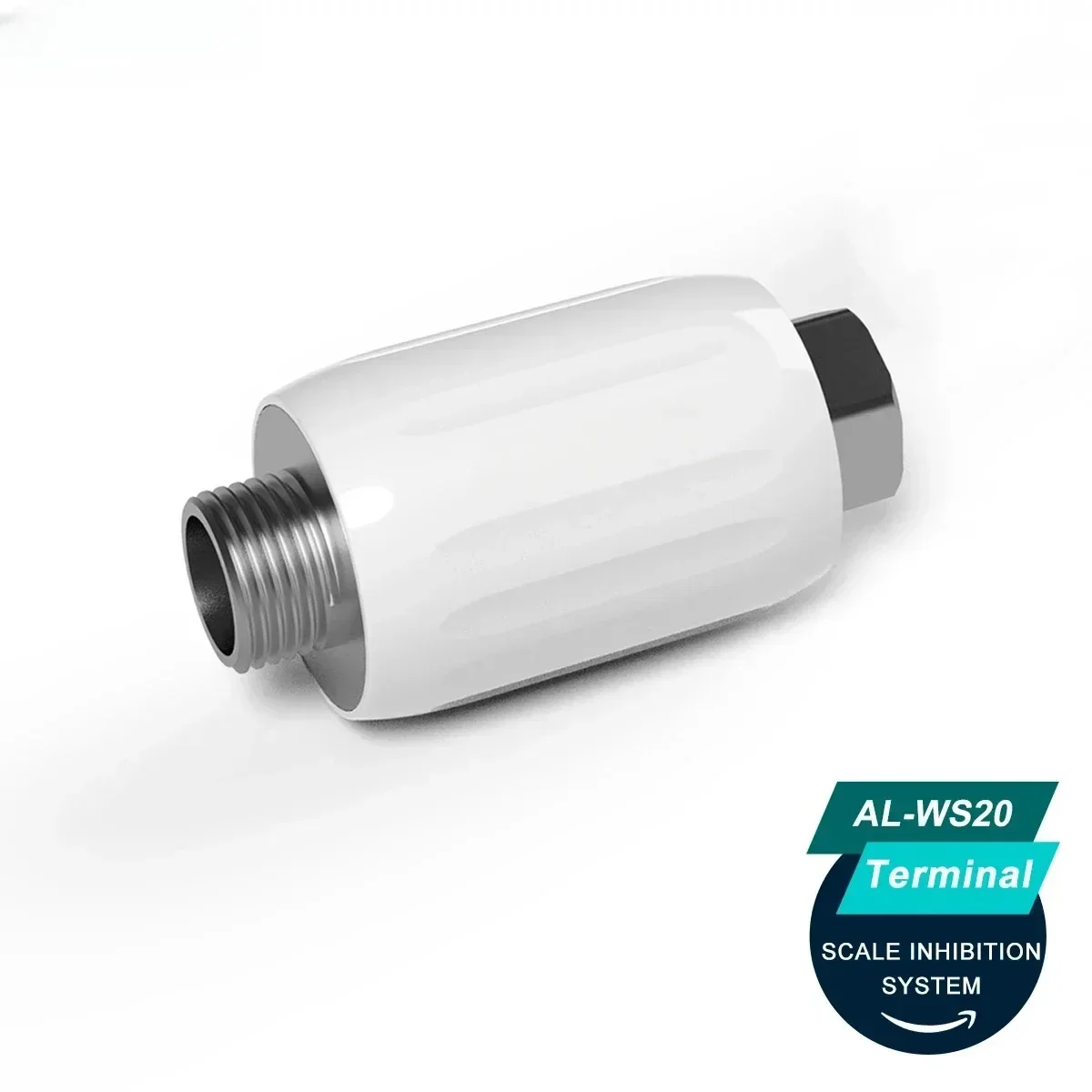 IPSE Terminal Scale Inhibition Water Softener - Anti Limescale Descaler for Hard Water, Water Heater & Shower Filter