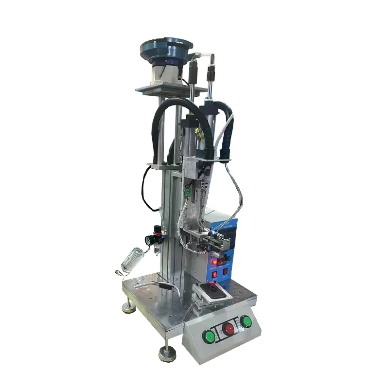 Double Head Automatic Hot Melt Nut Machine Plastic Parts Are Implanted After Forming Hot Melt Nuts Implant Machine Hot Melt