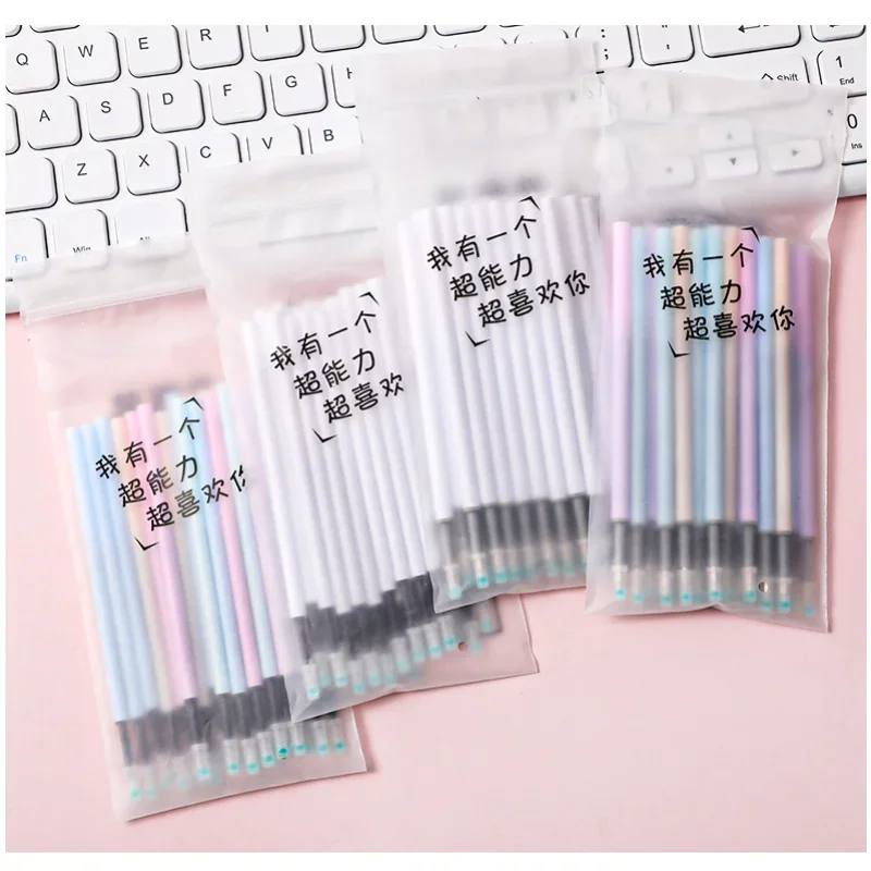 20 stücke neutraler Stift Ersatz kern schwarze Tinte Refil Nadel rohr Kugel Typ Feder Schreibwaren