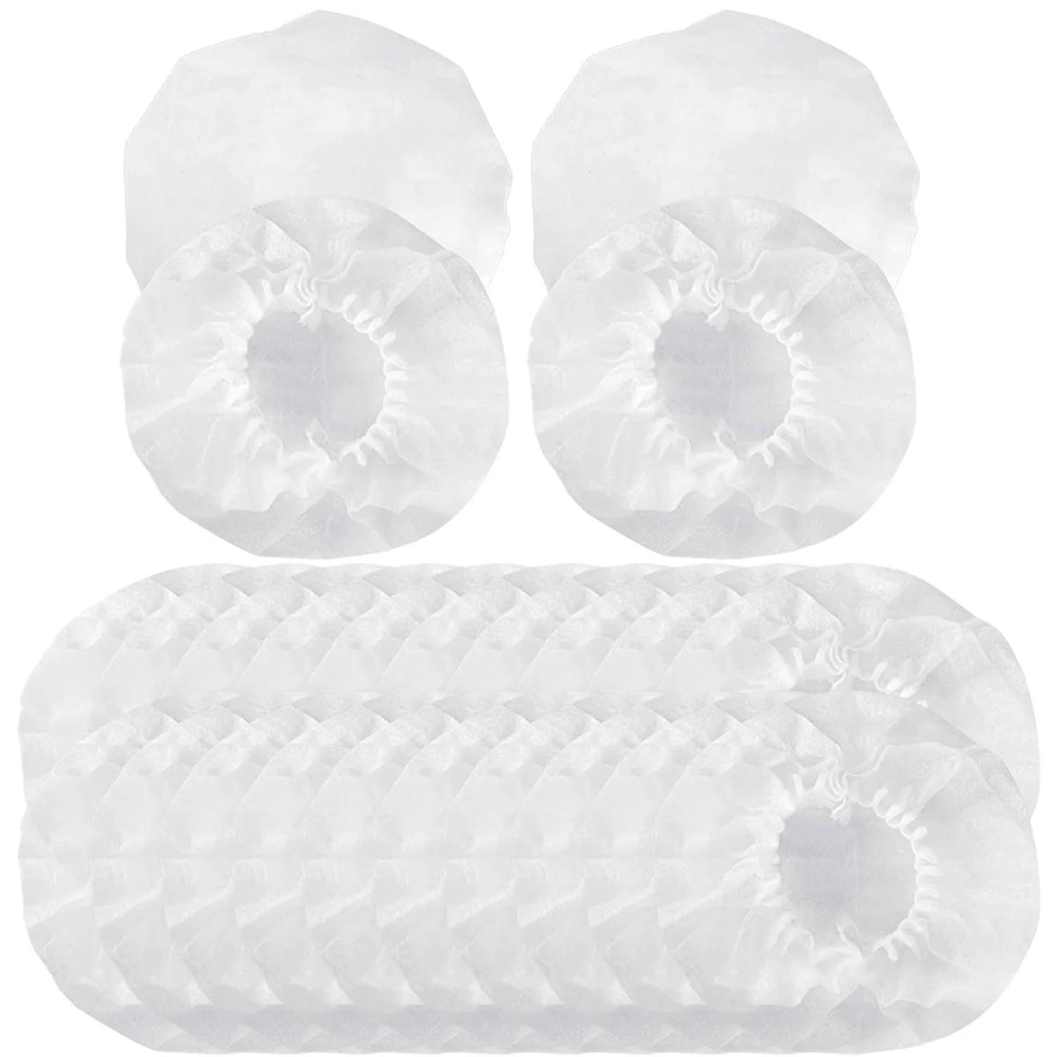 100 pary rozciągliwych pokrowców na słuchawki, jednorazowe nauszniki do AKG K712, K702, K701, K550/4.72-Cal zestaw słuchawkowy