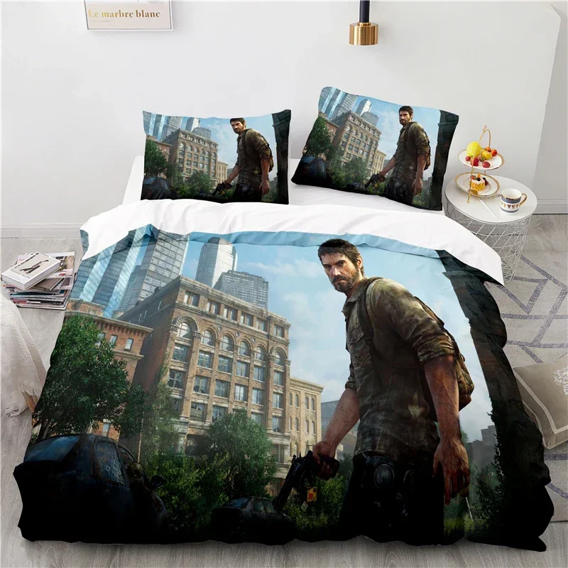 3D Printed Game The Last of Us Duvet Cover Pillowcase Bedding Set Double Twin Full Queen King Adult Kids Bedclothes Quilt Cover