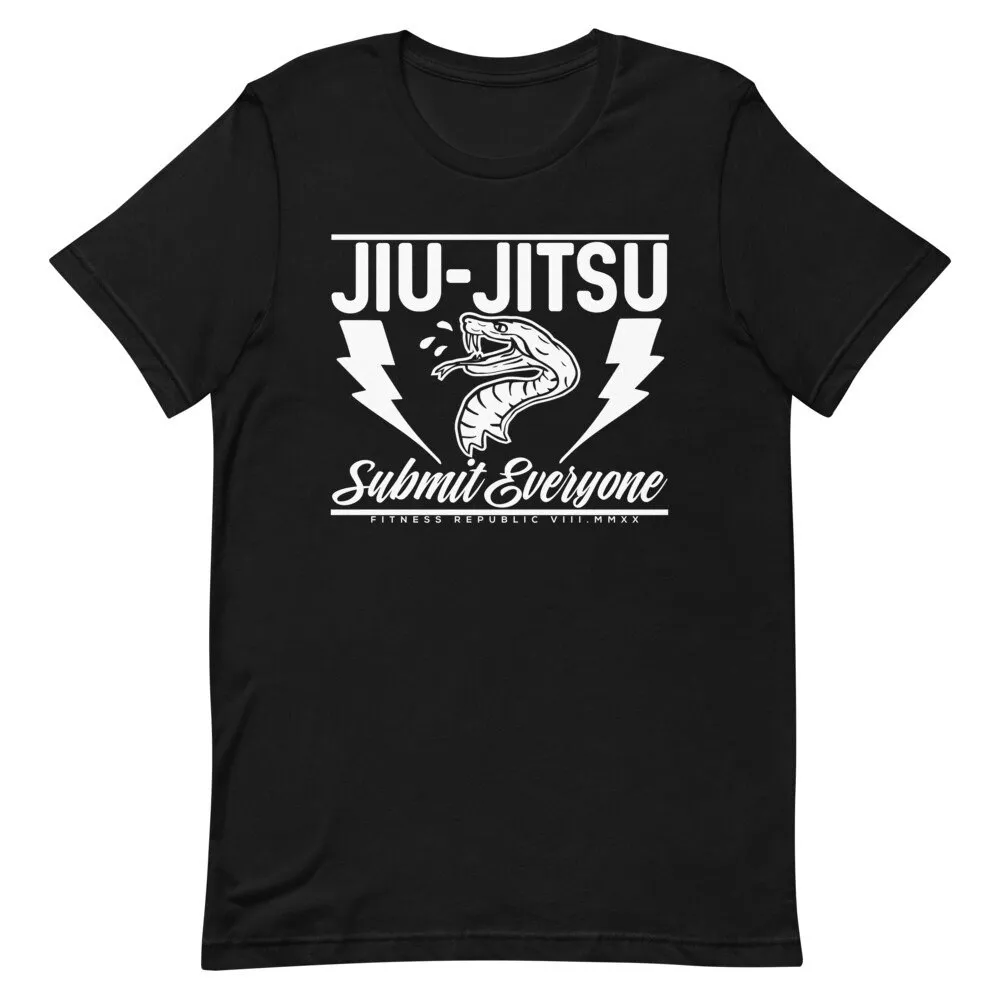 JIU JITSU Submit EVERYONE Athletic FitT T Shirt Fitness Republic