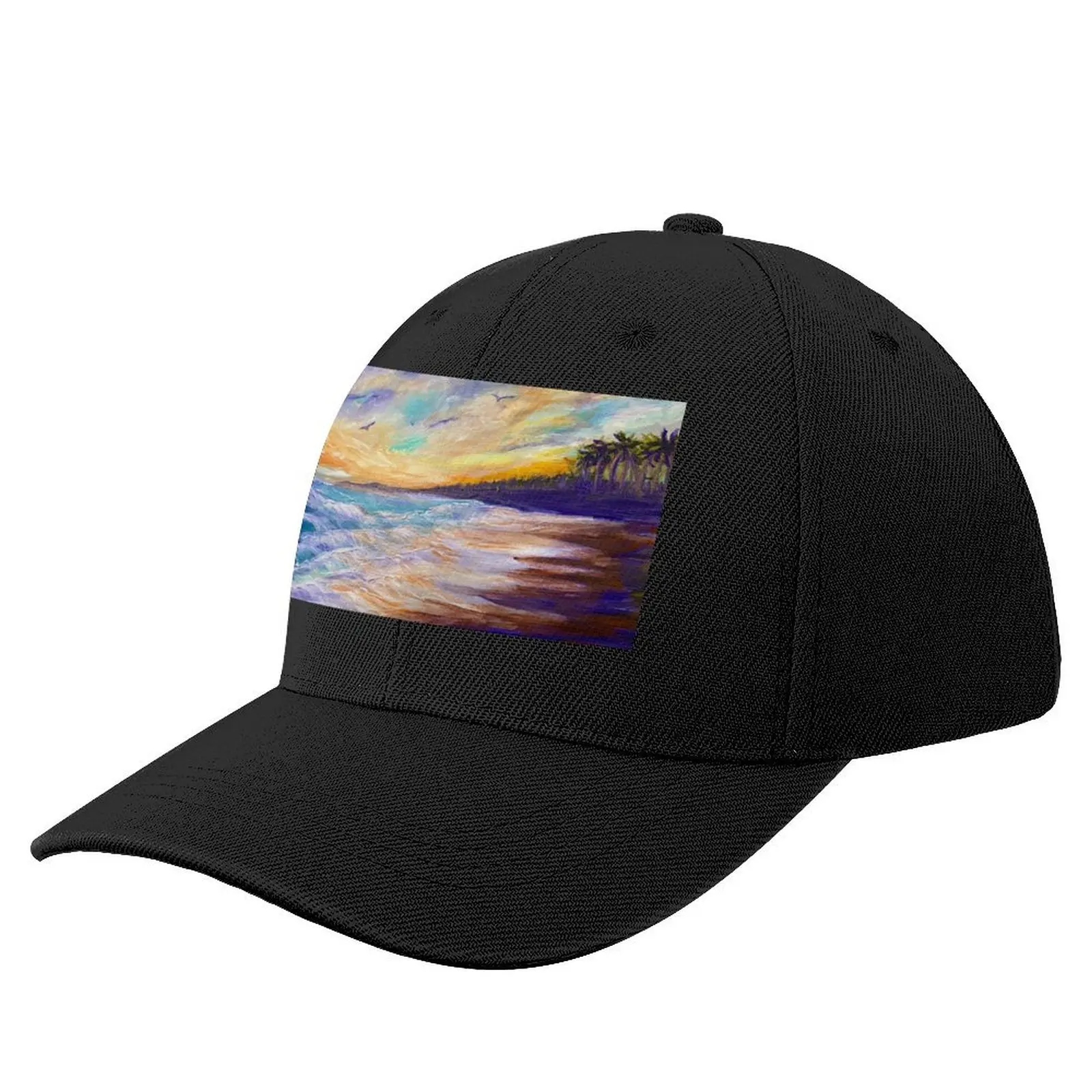 

Whispers of ShorelineCap Baseball Cap Wild Ball Hat Sun Cap tea Hat Women's Golf Wear Men's