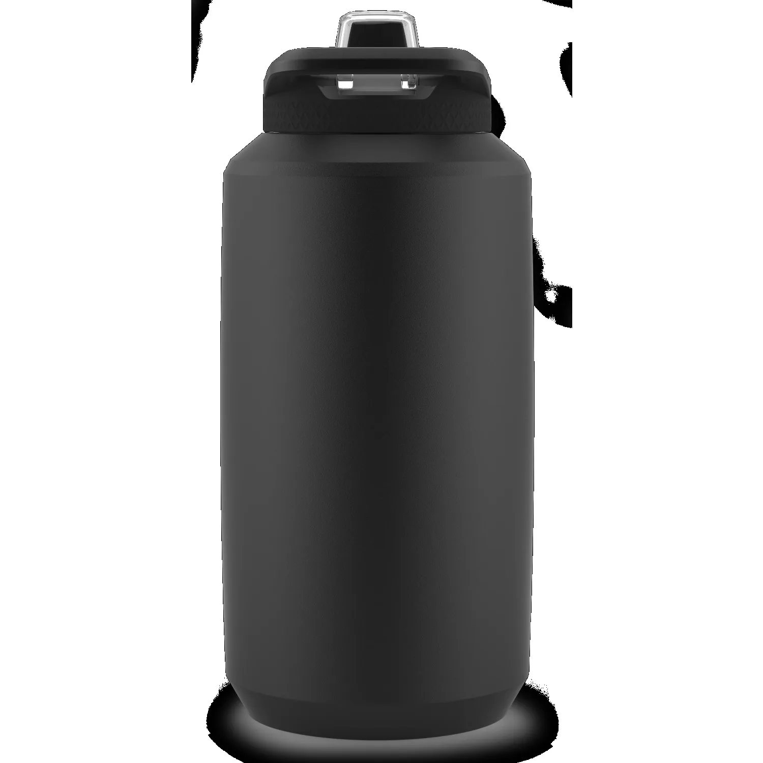 Black 64 fl oz. Half Gallon Stainless Steel Goals Jug Water Bottle