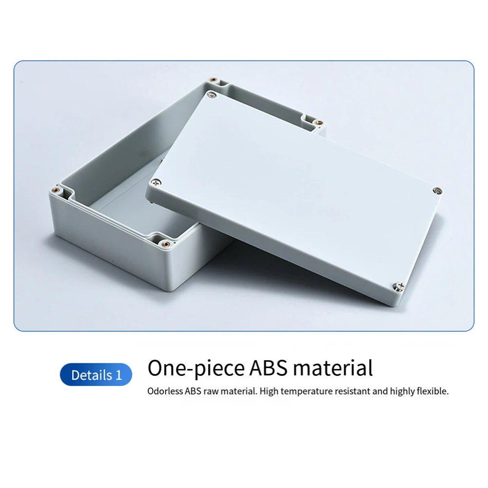 For DIY Applications IP66 Electrical Enclosure Customizable Electrical Enclosure DIY Electronics Case Spacious Internal Space