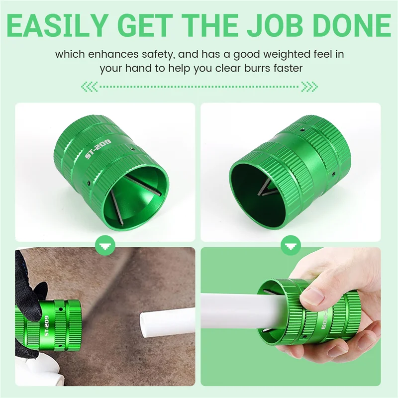 

1 Piece Pipe Reamer Tool [Plumbers Efficient Helper] Deburring Tool For Copper PVC Pipe Cleaner, Tubing And Pipe Reamer-New