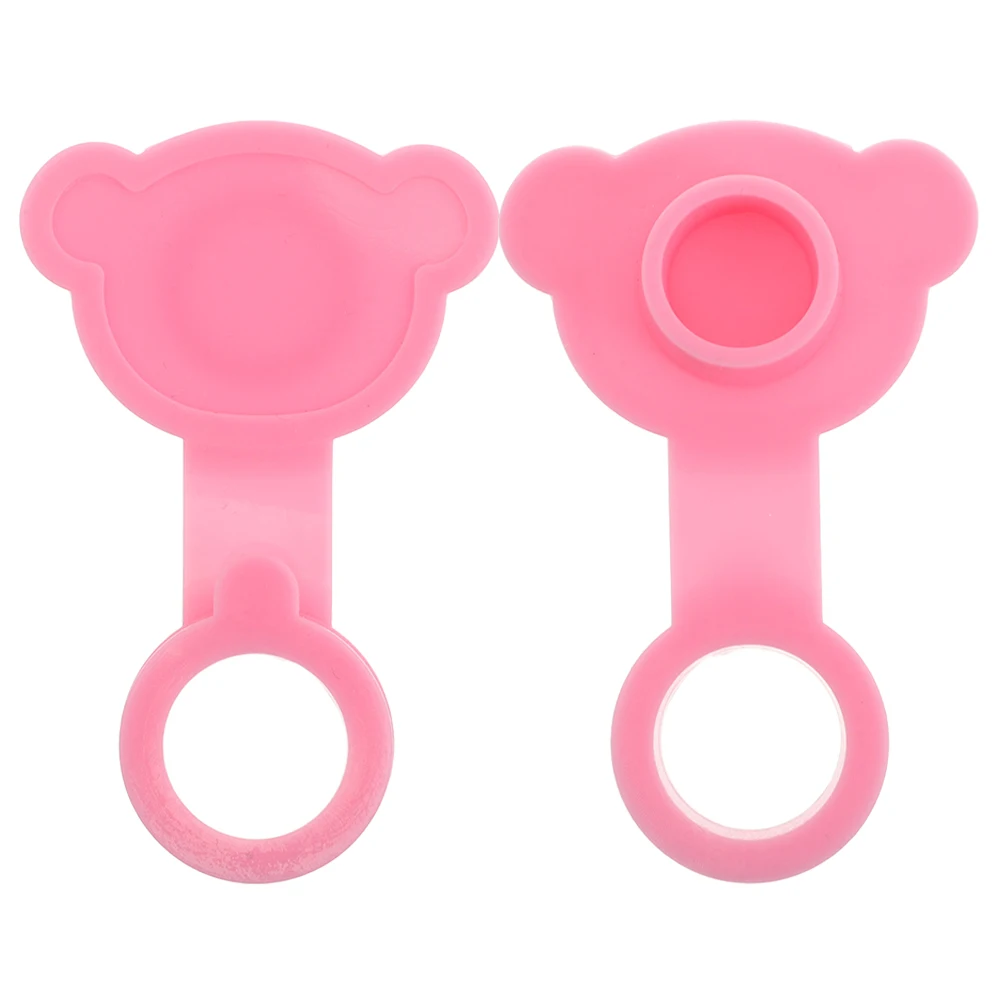 

2pcs Durable Silicone Bath Body Wall Plugs Tub Drain Plug Sink Pink Shower Toddler Bathtub Water Sealer