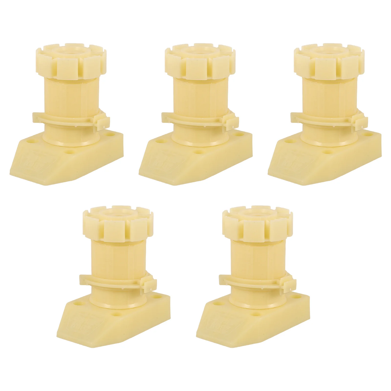 مجموعة واحدة من أثاث PP شديد التحمل للقدم، لمسة نهائية ناعمة، سهلة التركيب لحامل أريكة كرسي الطاولة