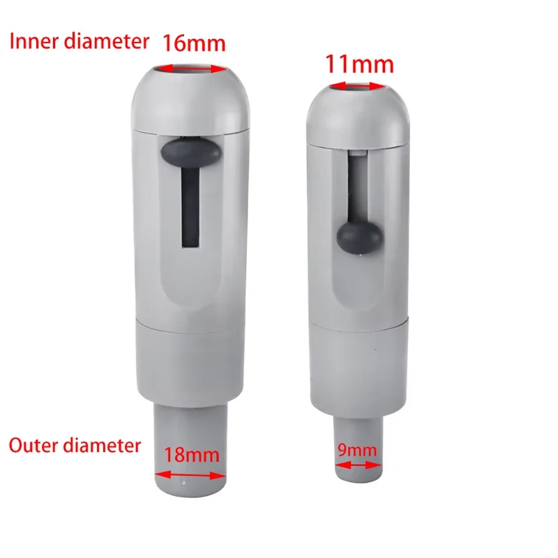 Dental Valve Oral Saliva Ejector Suction Strong Weak Suction Handle Tip Adaptor Plastic Aluminium Alloy Dental Accessories