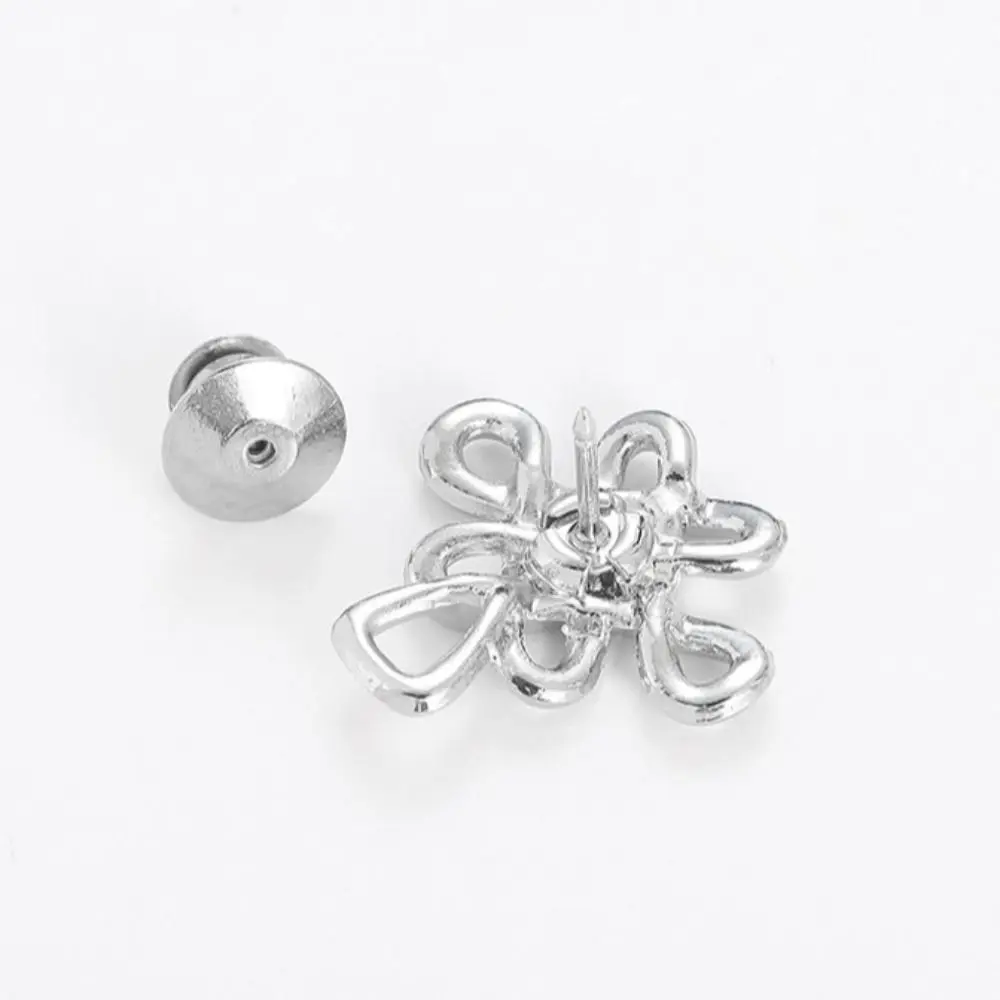 الصينية العقدة الصينية عقدة زر المشدود زر المشابك قابل للتعديل جان صالح تشديد أبازيم الخصر مشبك الفضة #1