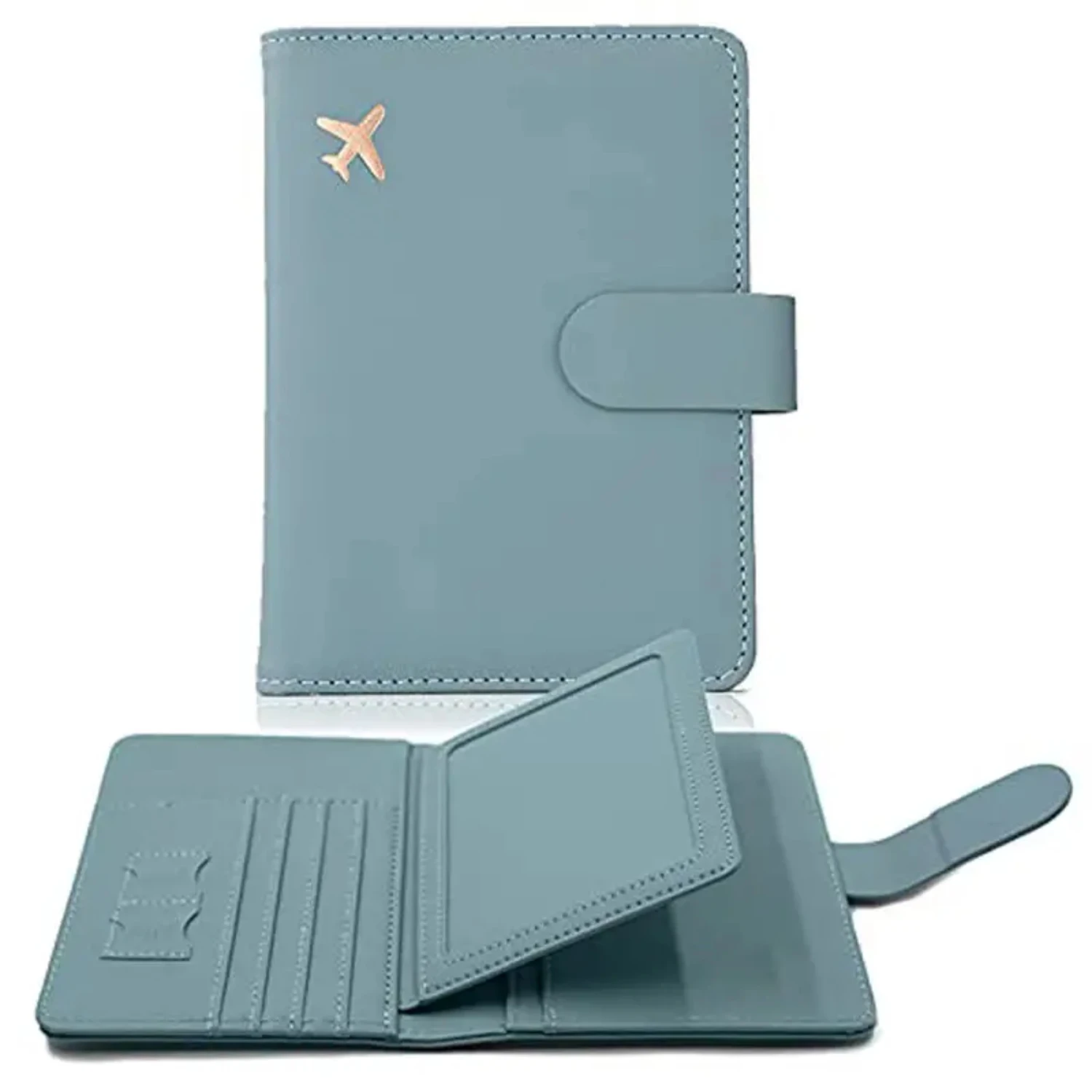 Compact and stylish unisex travel bag for vaccine card and passport - Durable credit card wallet - Convenient and portable - Pro