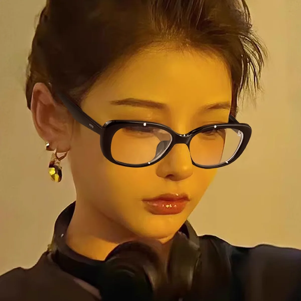 

Women's Cat Eye Prescription Myopic Glasses: Stylish Corrective Eyeglasses Comfortable Trendy Myopia Eyewear 12855