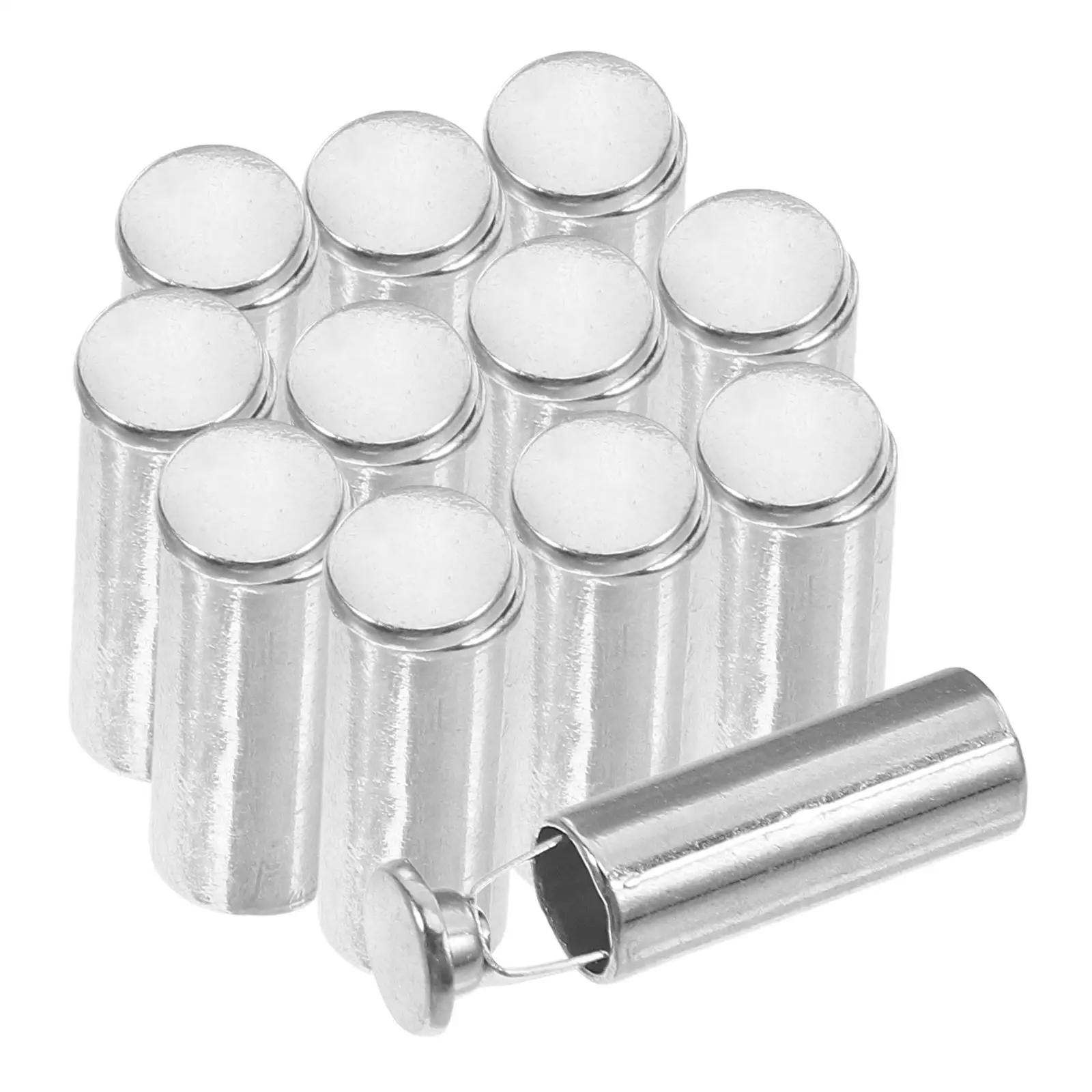 

12 Pcs Rivet Metal Buckle Tip Zinc Alloy Stop Replacement End Caps Cord Ends Bolo