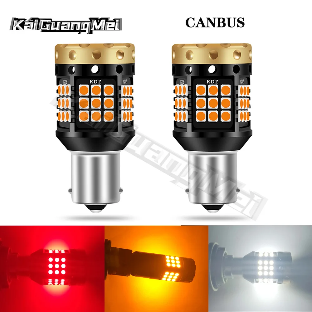 2pcs 1156 ba15s 1157 led TURN SIGNAL LAMP CANBUS LED LIGHT py21w led p21w/5w led turn Strobe bulbs 7440 t20 led reversing lights