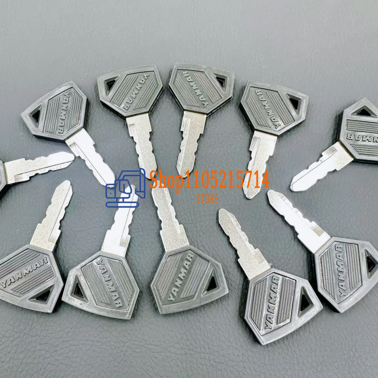 10/5/1 PCS 52160 Key For New Excavator Grader Dozer For Yanmar JD Tractor Ignition 194155-52160 198360-52160