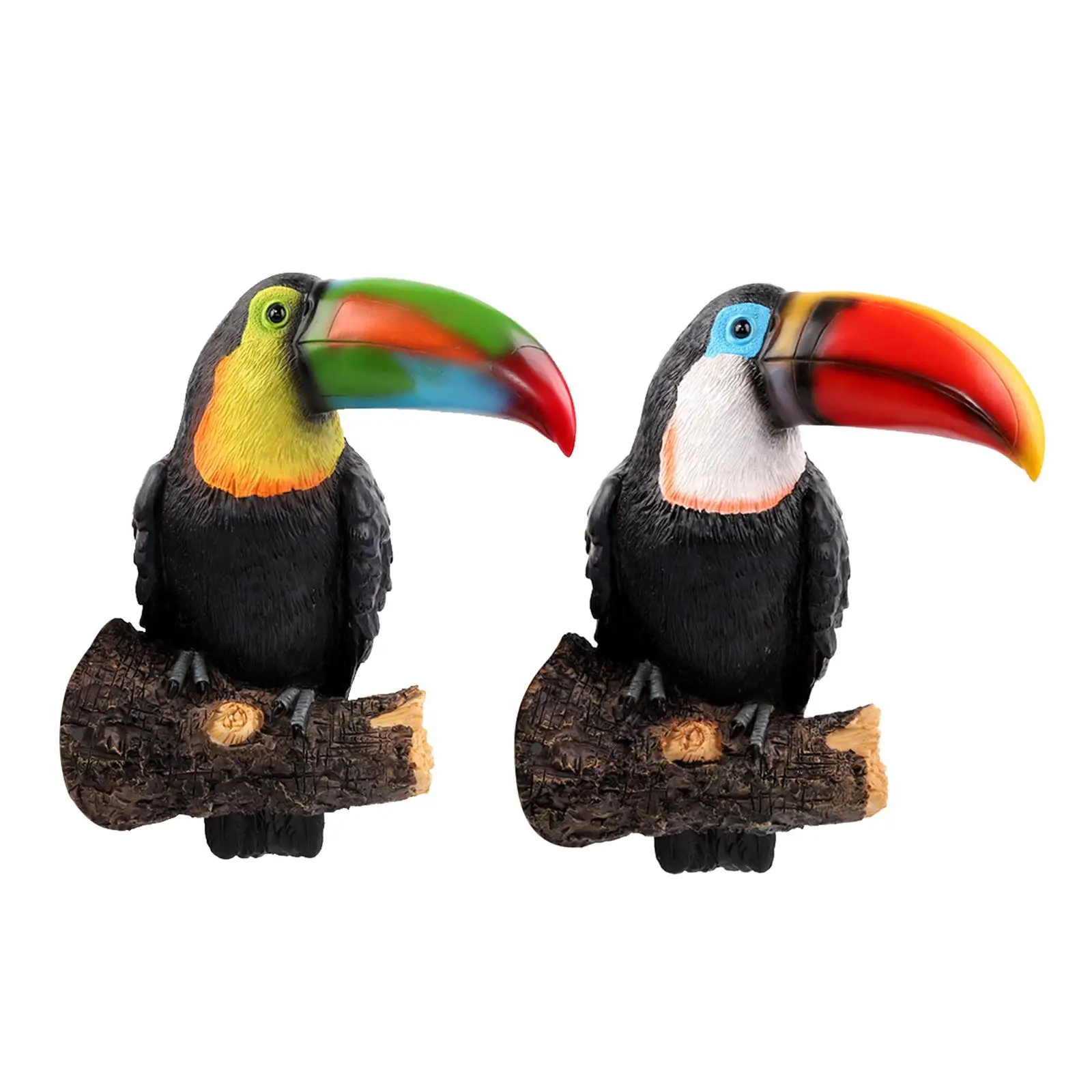 

Resin Toucan Model Decoration Outdoor Patio Hanging Toys 3-8 Years Old