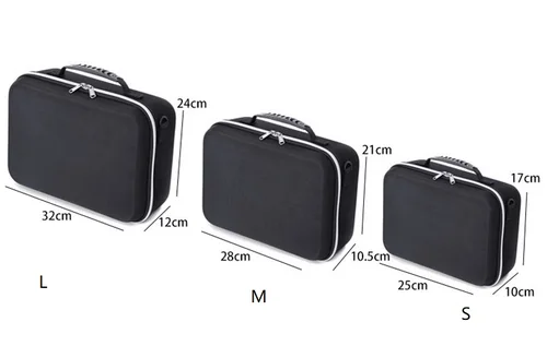 Imagen 2 del producto Estuche rígido con inserto de espuma de protección suave, estuche rígido digital EVA a prueba de golpes para exteriores, estuche protector mediano