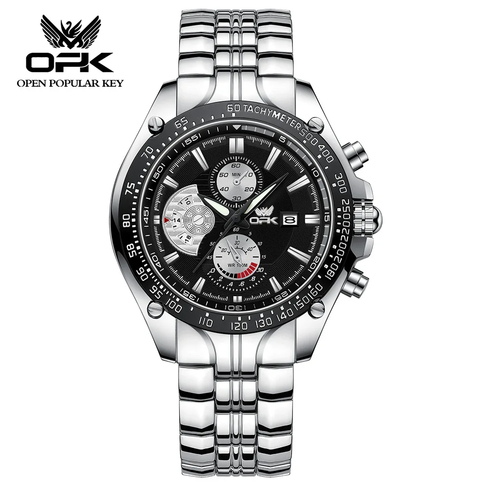 Manufacturers wholesale OPK brand watches selling with calendar quartz watch men's watch AAA men's watch