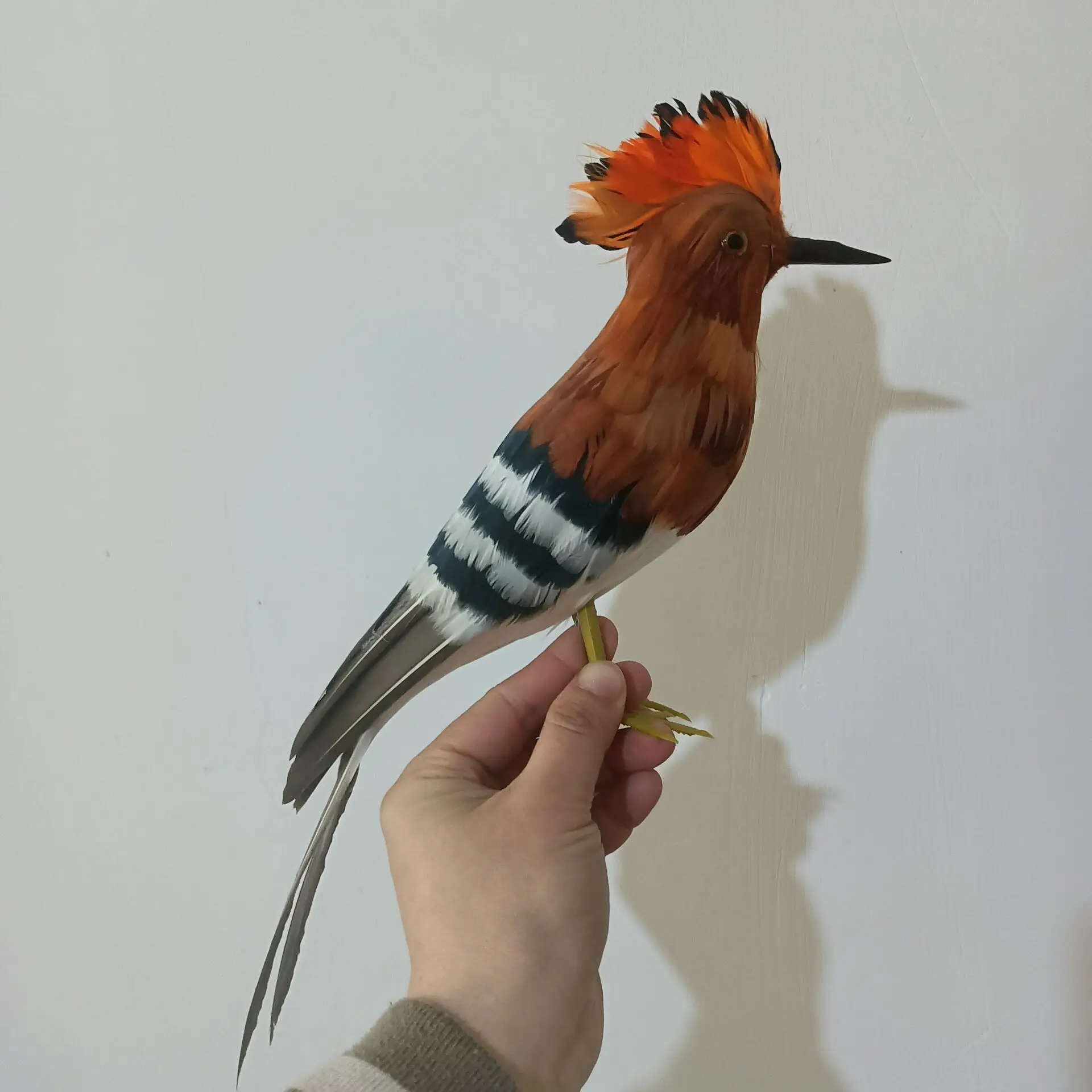 

simulation foam and feathers Hoopoe bird model prop,garden decoration about 32cm e2667