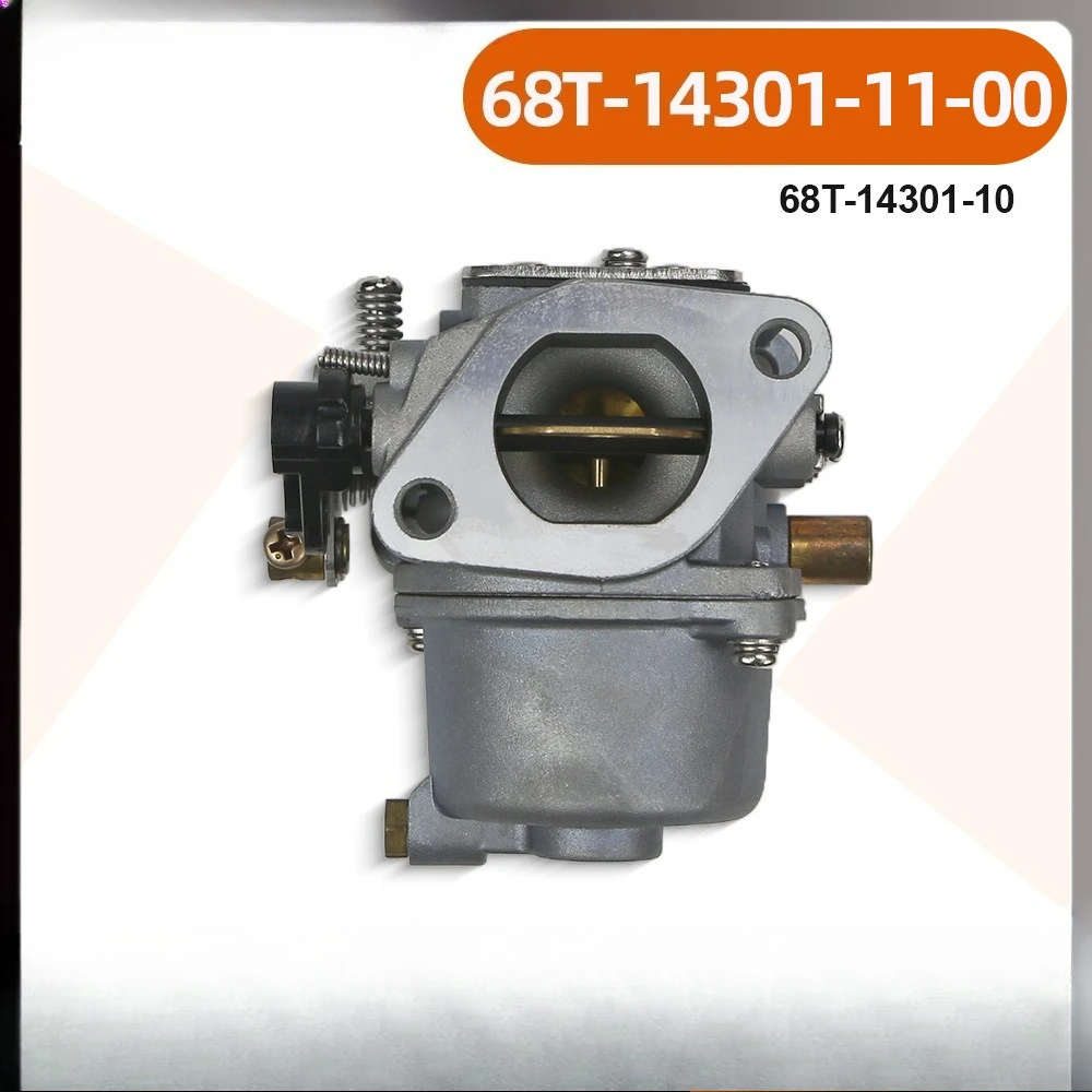 De carburateur voor buitenboordmotoren is geschikt voor 68T-14301-11-00 8PK 9,9pk voor Yamaha 4-takt motoren.