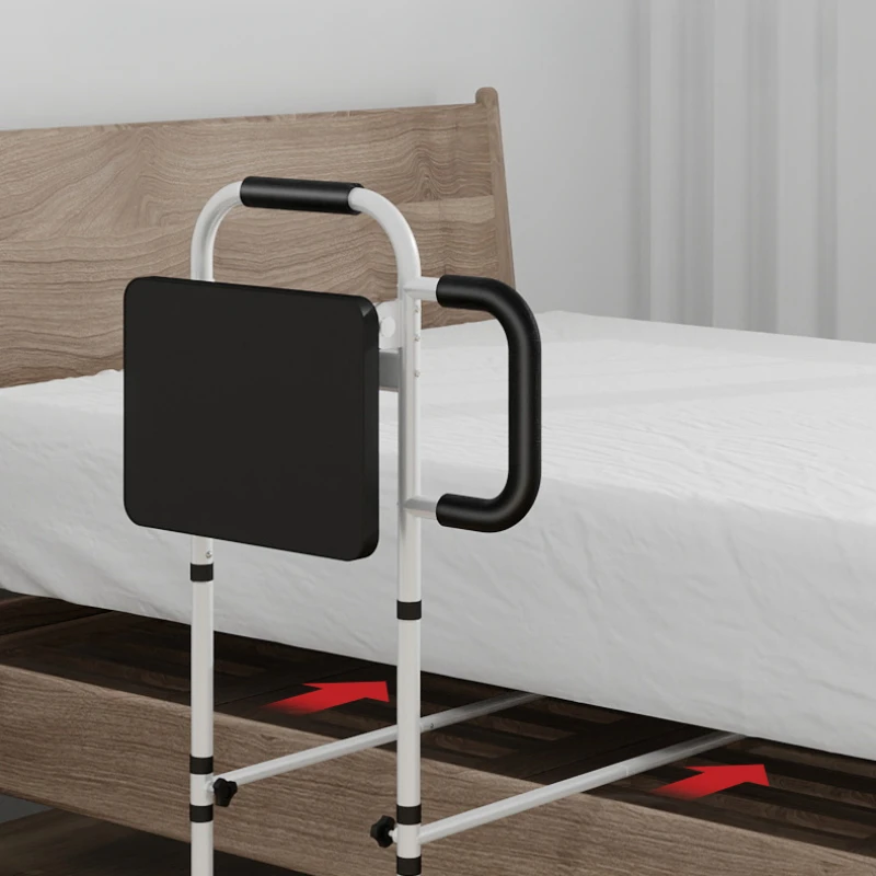 

Прикроватные перила напольного типа со складным столом, безопасные для пожилых людей, вспомогательные перила для кровати, опорная рама для защиты от падения