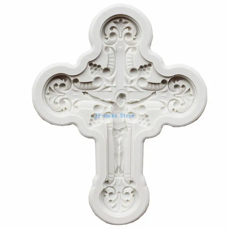 

37JB for Cross Silicone Mould Pendant Molds Resin Craft Jewelry Making Mold