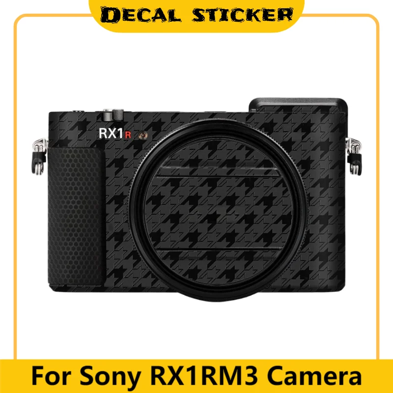 For Sony RX1RM3 Camera Sticker Anti-Scratch Vinyl Wrap Film Camera Body Protective Sticker Protector Coat DSC-RX1R III RX1R3