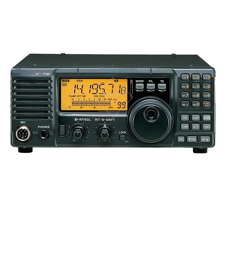 IC-718 Short Wave HF Full Band Transceiver Short Wave Fixed Table 100W Power