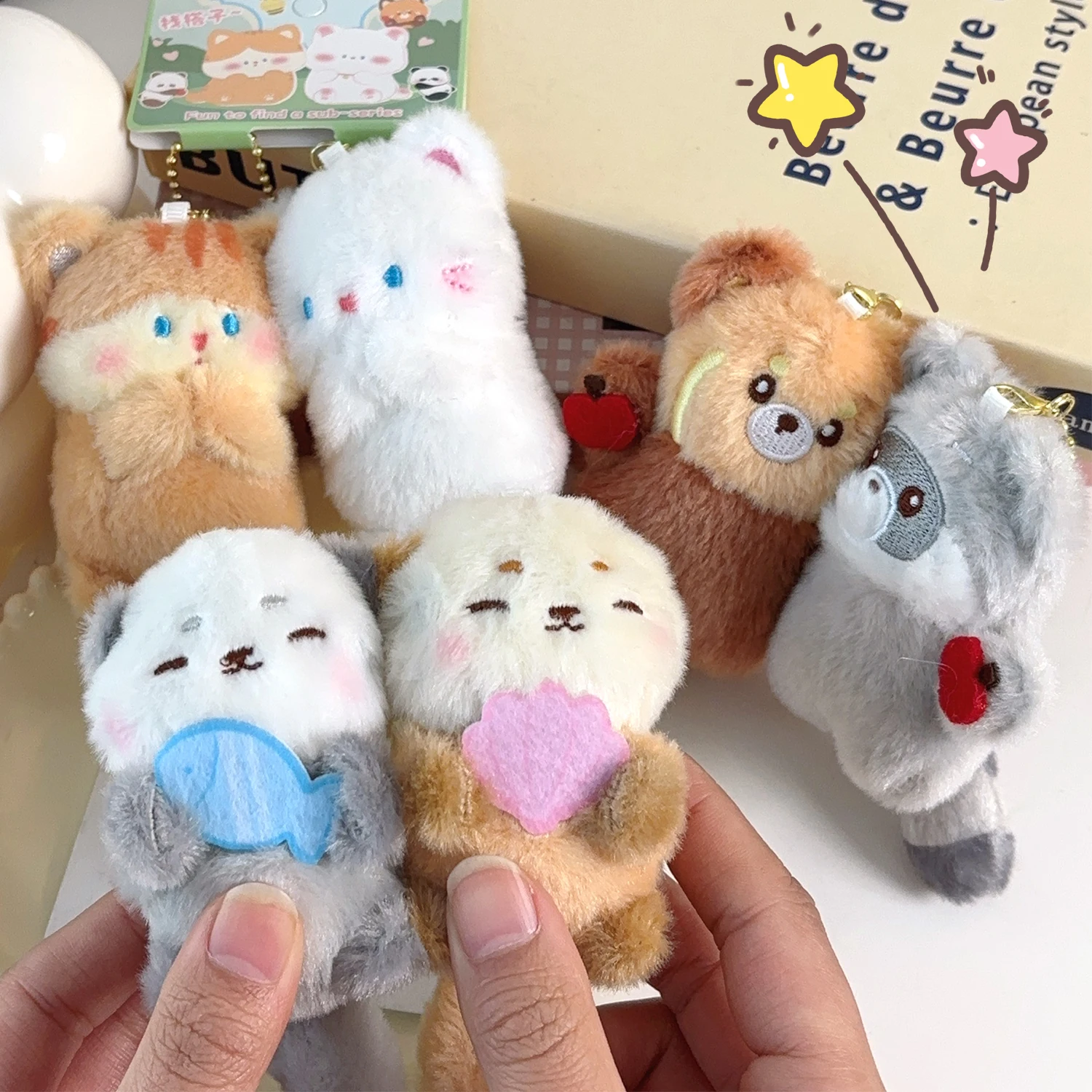 2 sztuk/zestaw magnetyczny wydra brelok pies koreański kreskówka para wisiorki breloczek żółw śliczne owocowe zawieszka do torby akcesoria do kluczyków samochodowych