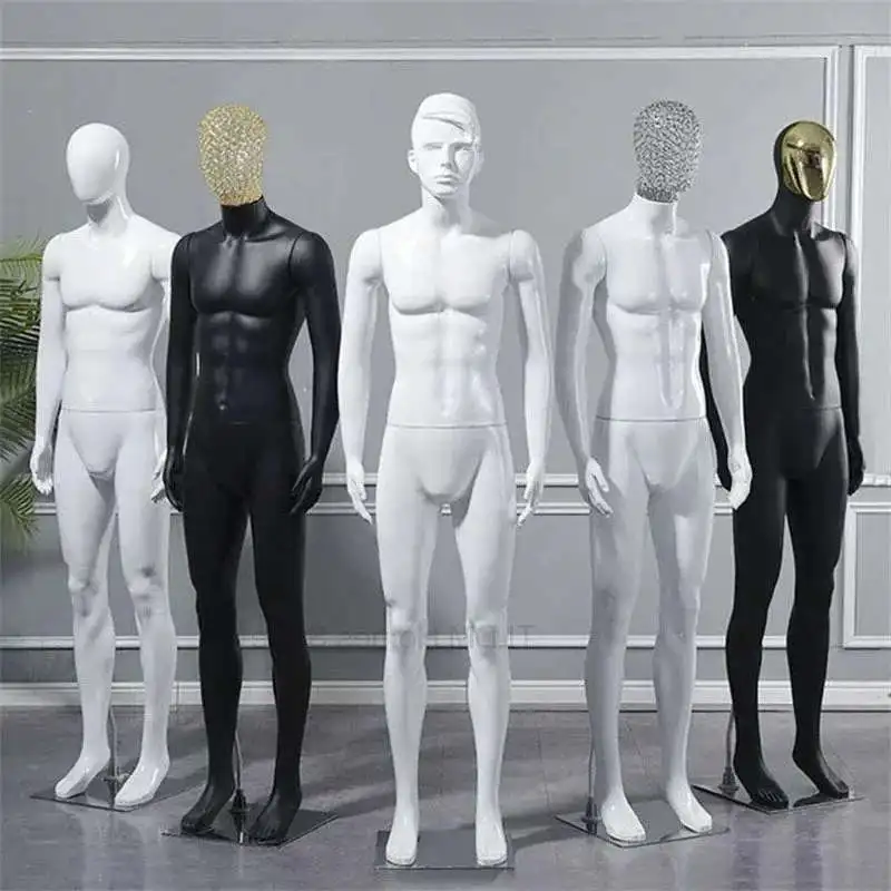 

Male Nude Model for Men's Clothing Store Couture Props Full Body Plastic Dummy Shopping Mall Window Display Clothes Mannequin