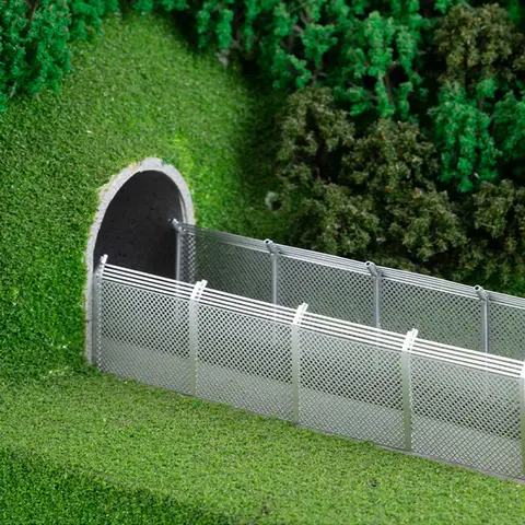Miniature Fence Model Fence Barriers Net for Model Racing Fence Micro Landscape Fence Sand Table Fence DIY Model Railroad Kit
